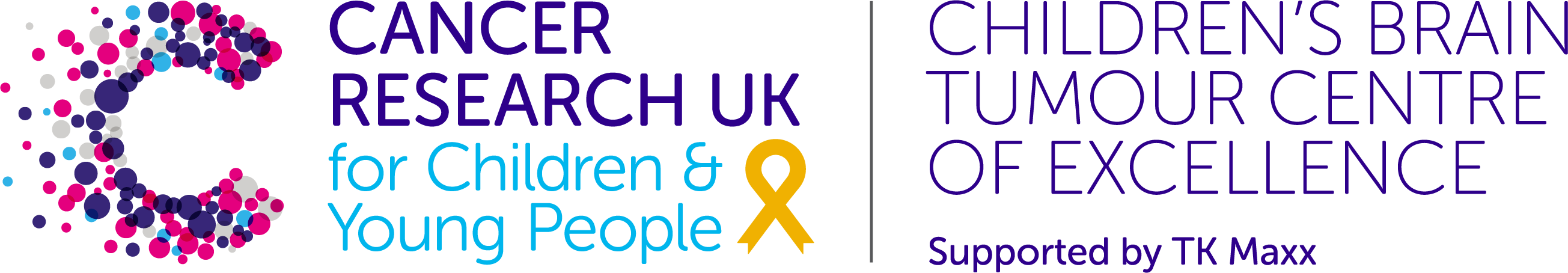 CRUK Children's Brain Tumour Centre of Excellence logo.