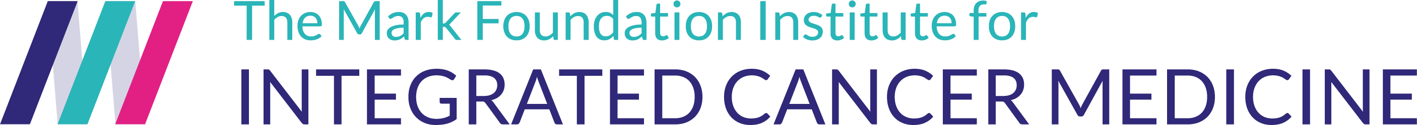 The Mark Foundation Institute for Integrated Cancer Medicine logo. The Mark Foundation Institute for Integrated Cancer Medicine logo.