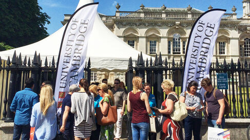 Senate House during an Open Day.