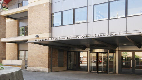 The Sanger Building entrance.