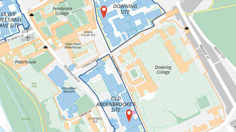 Department of Biochemistry building locations