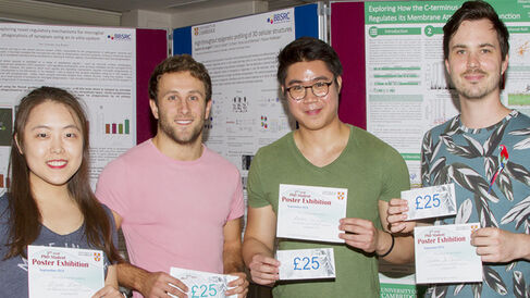 Second Year Postgraduate Poster Sessions 2018 prize winners.