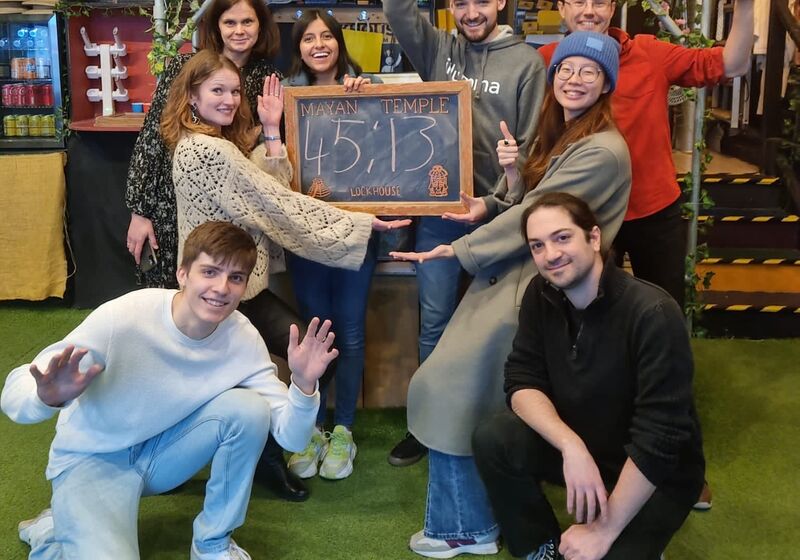 Alex Borodavka’s lab team