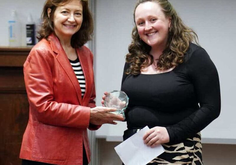 Sam Hodder receives Vice-Chancellor’s Social Impact Award