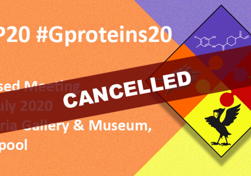 #Gproteins20 conference logo.