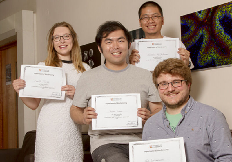 Symposium prize winners