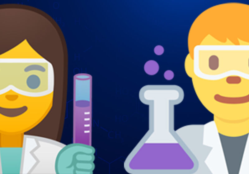Scientist emojis
