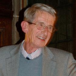 Richard Jackson at his retirement dinner at Pembroke College.