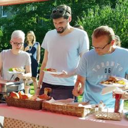 The BBQ in full swing