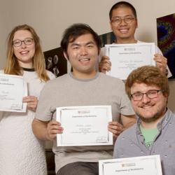 Symposium prize winners
