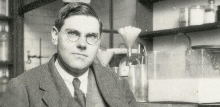 Malcolm Dixon in the laboratory, c1925 Malcolm Dixon in the laboratory, c1925