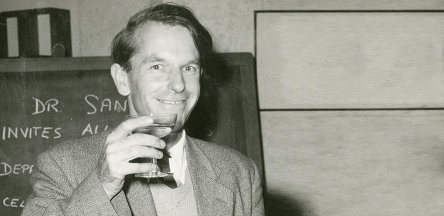 Fred Sanger at his Nobel Prize celebrations in 1958 Fred Sanger at his Nobel Prize celebrations in 1958