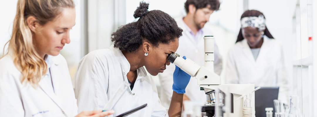 PG student in the lab PG student in the lab