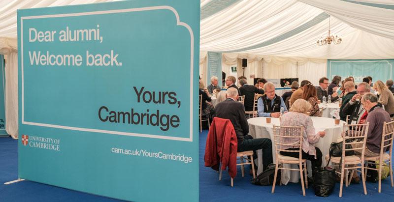 Alumni at the 2017 alumni festival