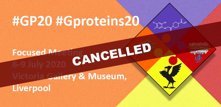 #Gproteins20 conference logo.